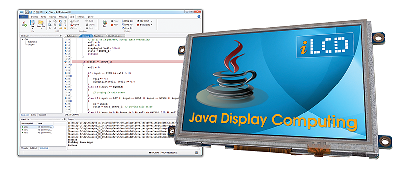 Auf der integrierten Java VM laufende Java-Applikationen eröffnen neue Möglichkeiten und ermöglichen einfachere HMI-Designs.