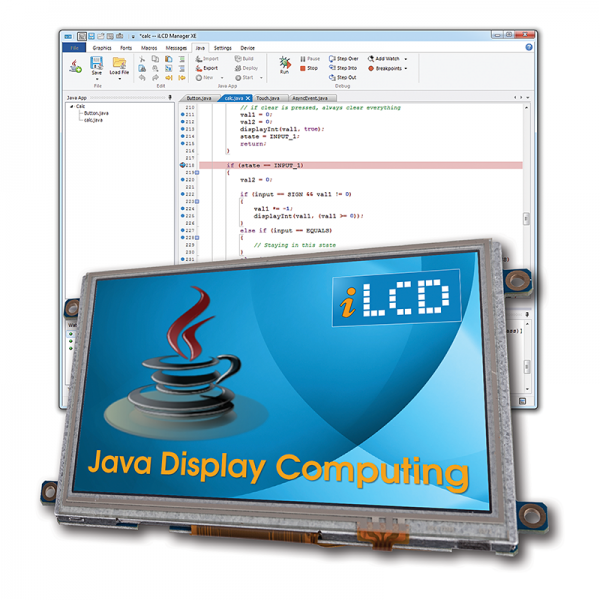 Auf der integrierten Java VM laufende Java-Applikationen eröffnen neue Möglichkeiten und ermöglichen einfachere HMI-Designs.